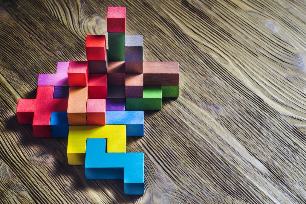Ejercicio de construcción para niños